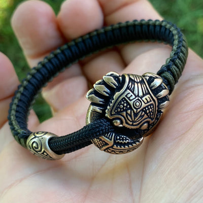 Maori inspired King Crab bracelet