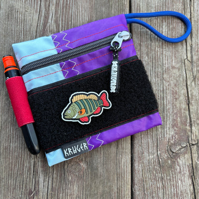 Pike and Bass fish- ranger eye, PVC patch