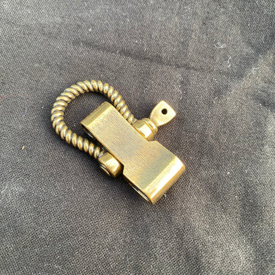 Adjustable brass shackles