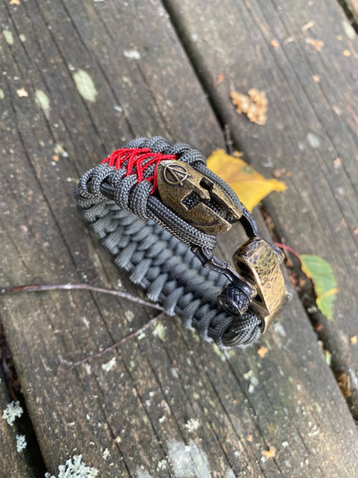 Armored Spartan V.2 paracord bracelet