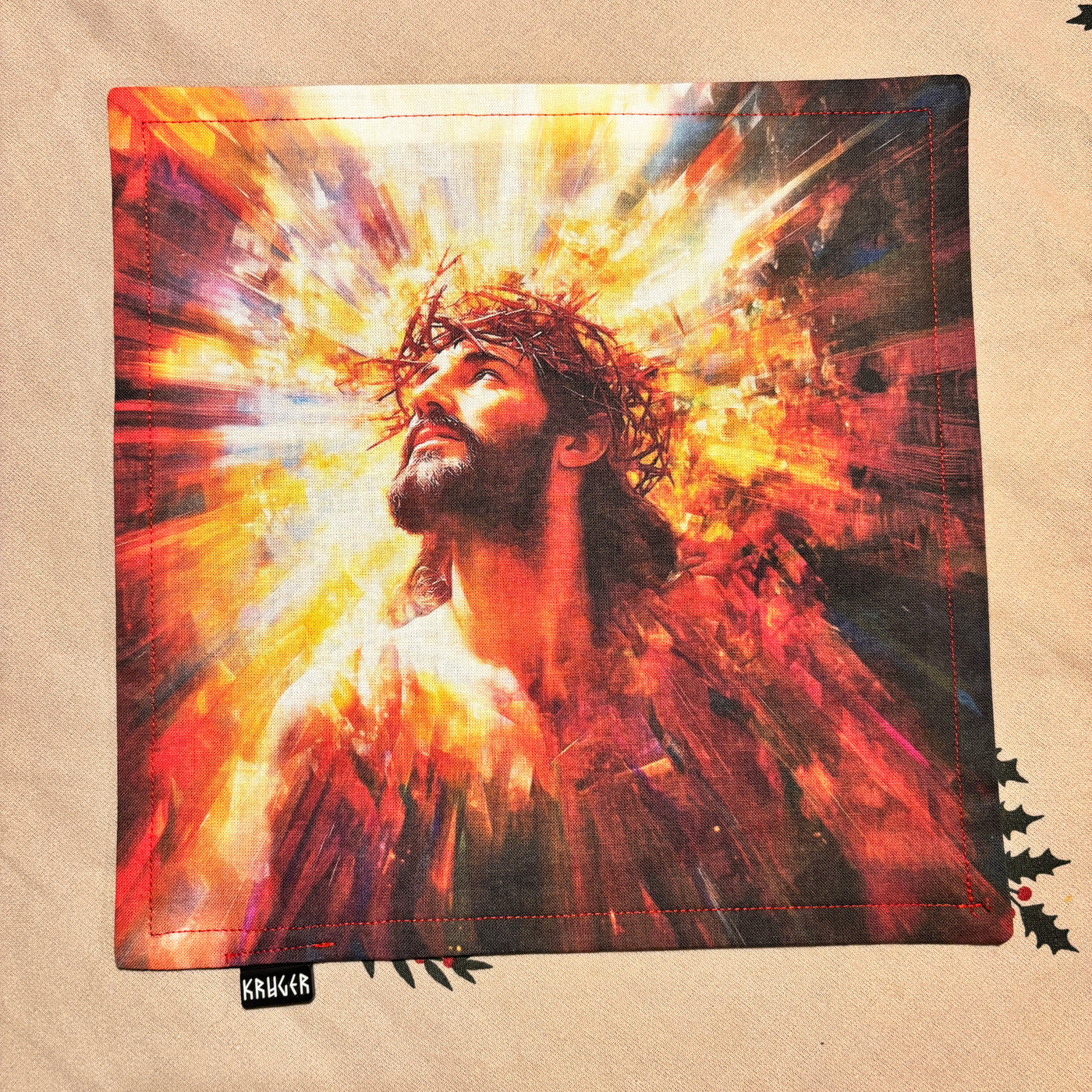 Jesus is risen - original art double ply EDC hank
