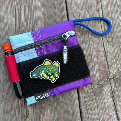 Pike and Bass fish- ranger eye, PVC patch