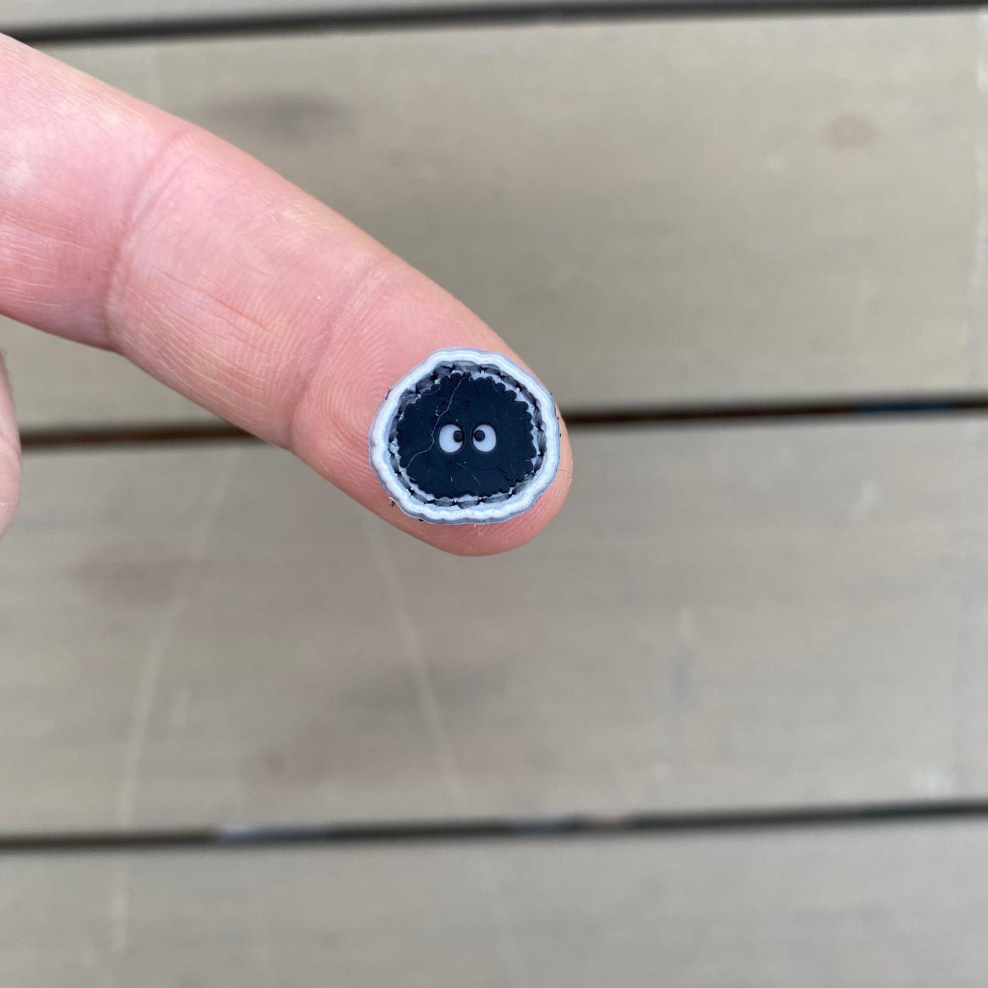 Tiny Soot sprite - ranger eye, PVC patch