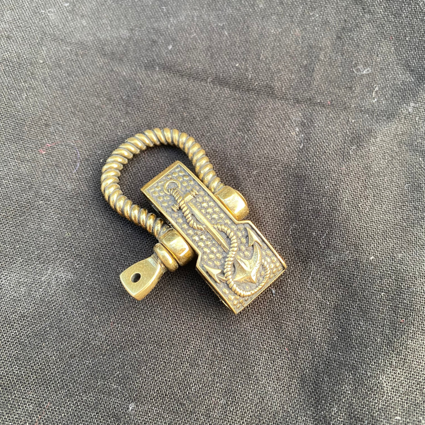 Adjustable brass shackles