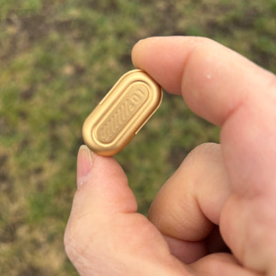 The Pill magnetic aluminum fidget slider