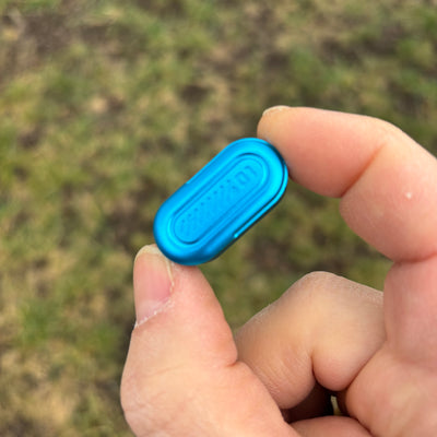 The Pill magnetic aluminum fidget slider