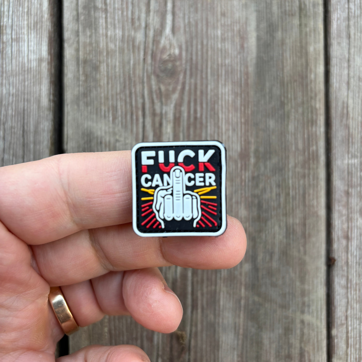 F*ck cancer V.2- ranger eye, PVC patch