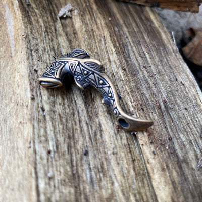 Hammerhead shark bead