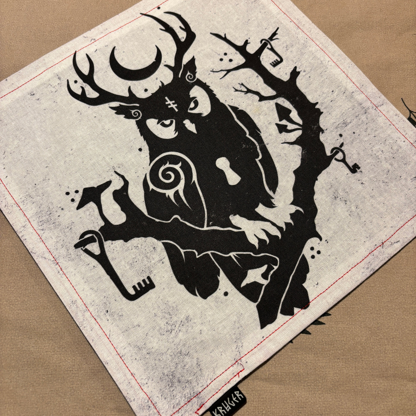 Mystic Owl - original art double ply EDC hank