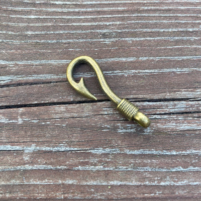 Brass Fishhook bracelet clasp