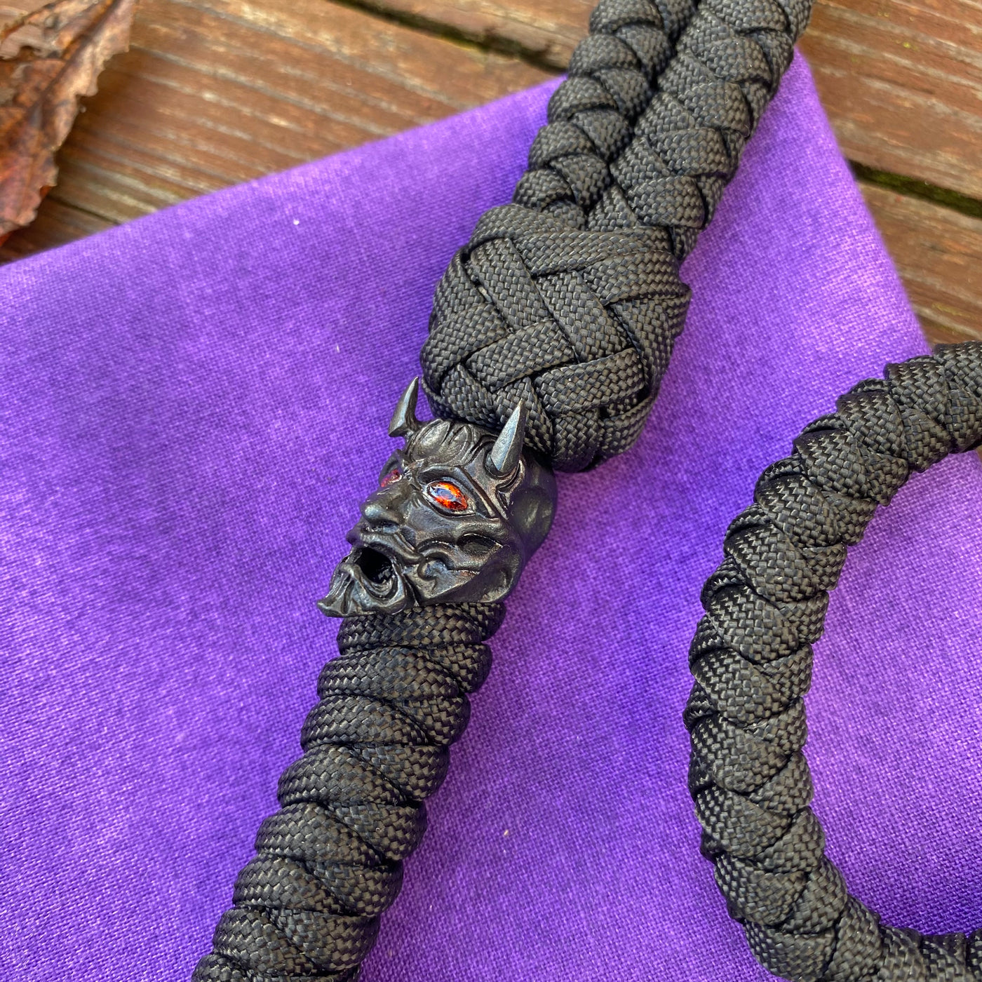 The Black Oni Neck Lanyard