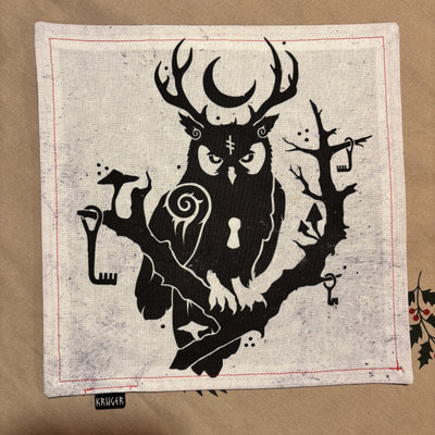 Mystic Owl - original art double ply EDC hank