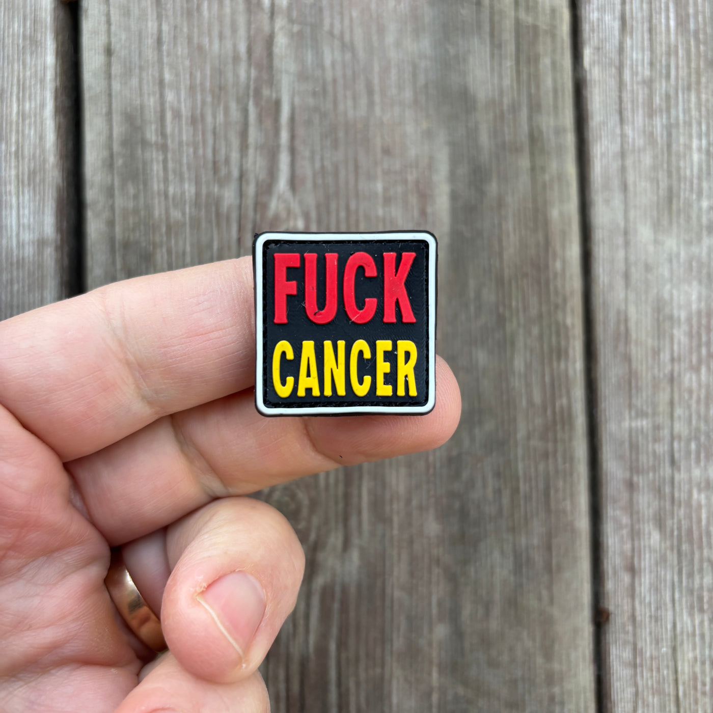 F*ck cancer - ranger eye, PVC patch