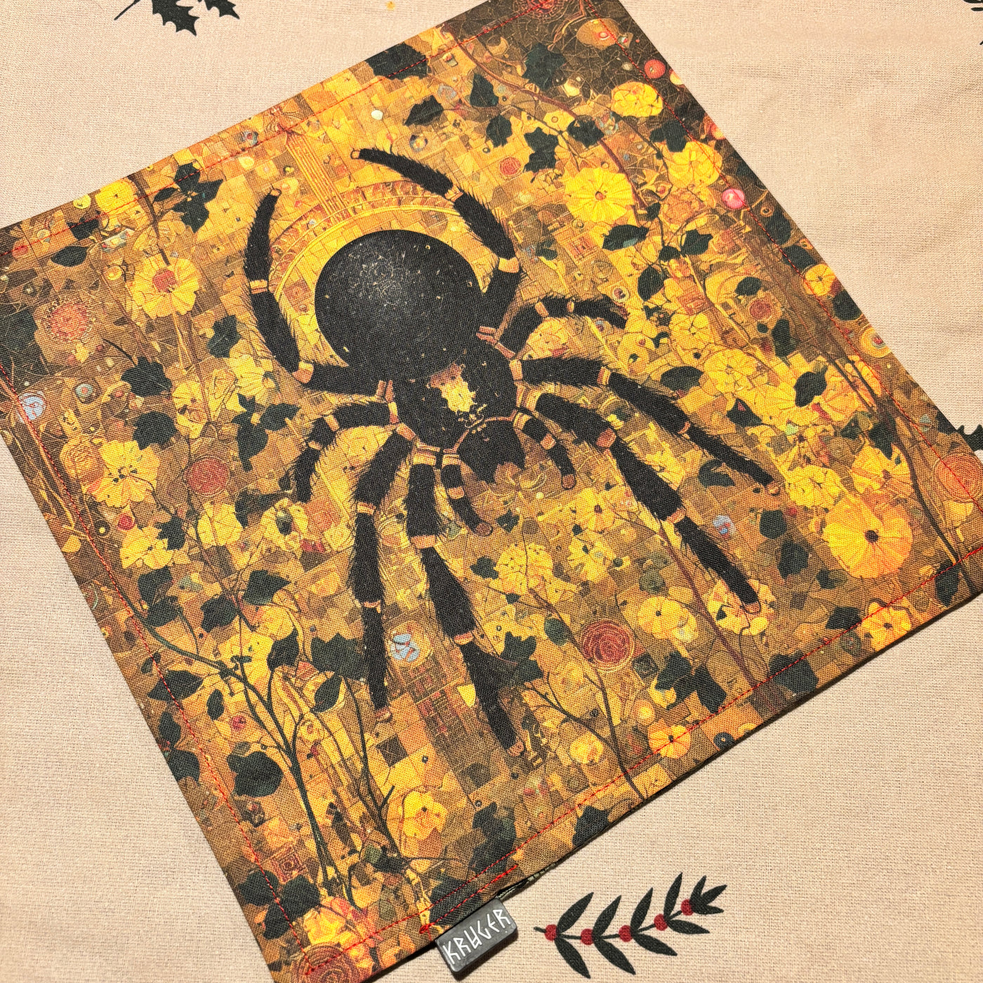 Arabian Spider - original art double ply EDC hank