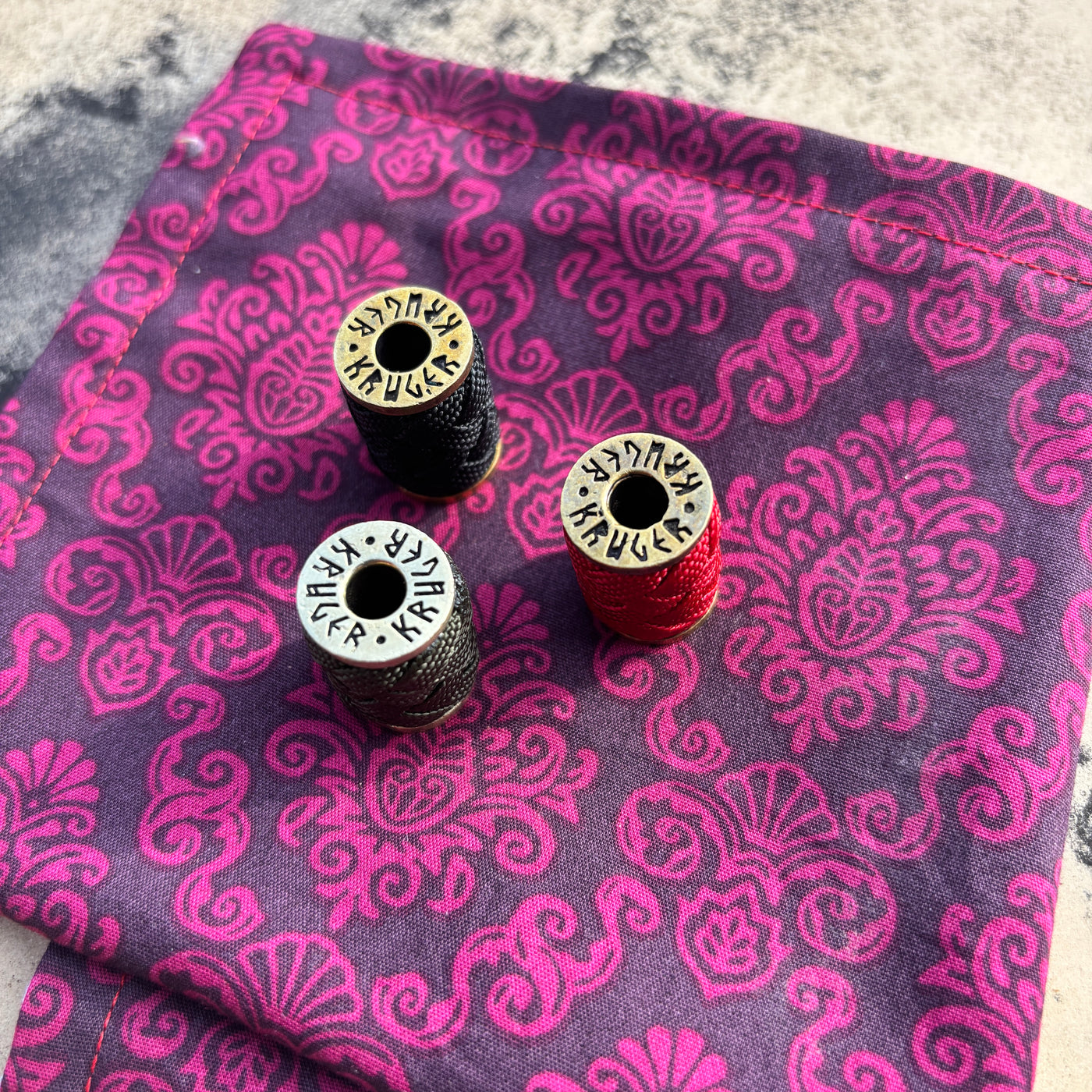 Gaucho brass and knotwork beads