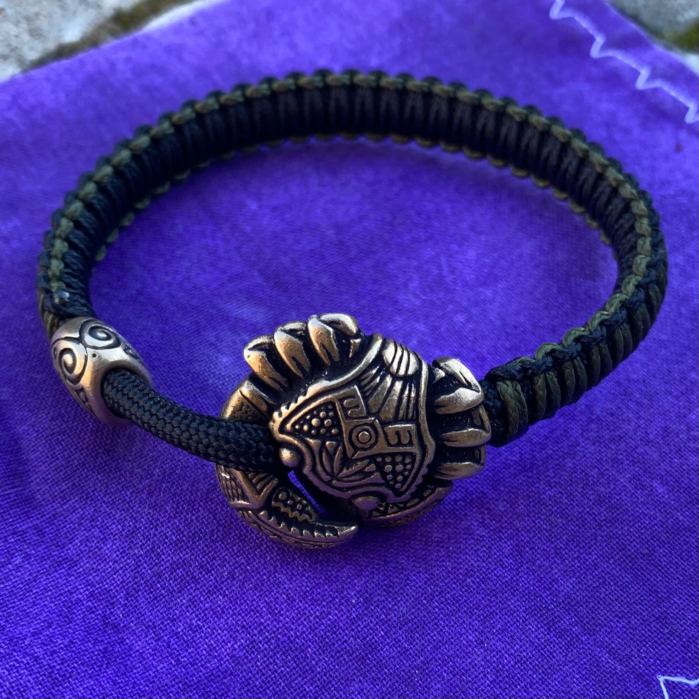 Maori inspired King Crab bracelet