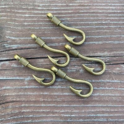 Brass Fishhook bracelet clasp