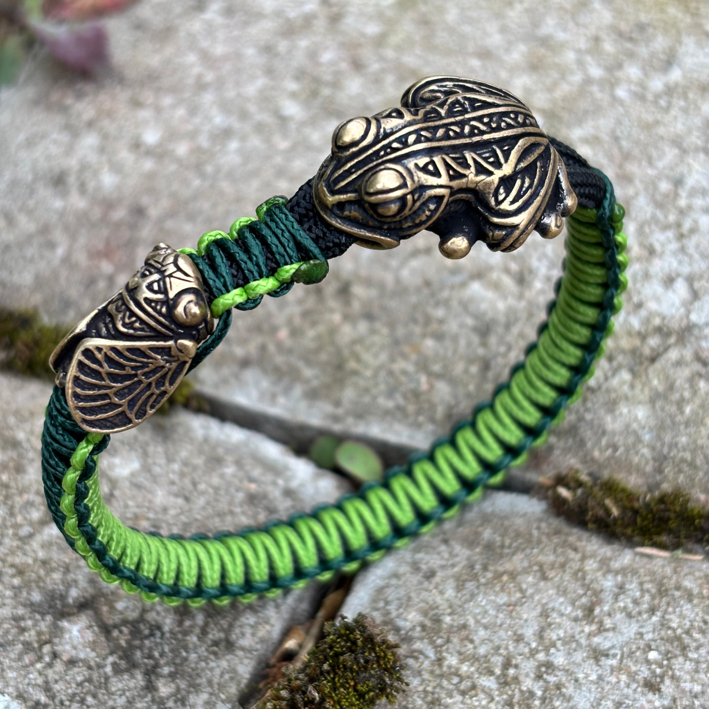 The Frog and Cricket bracelet