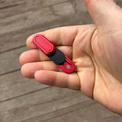 The Pill magnetic aluminum fidget slider