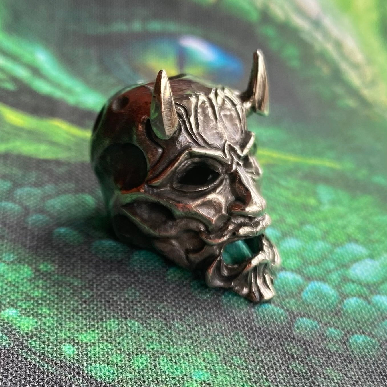 Limited edition Demon Oni bead