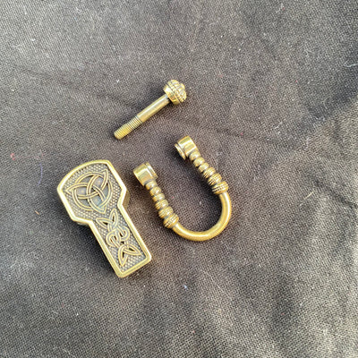 Adjustable brass shackles