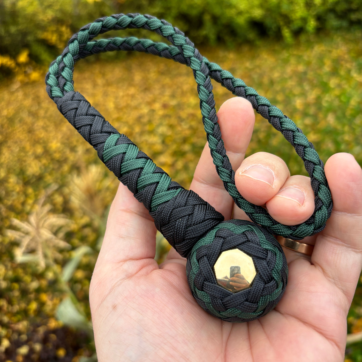 Rare 40 mm solid brass core Backhander