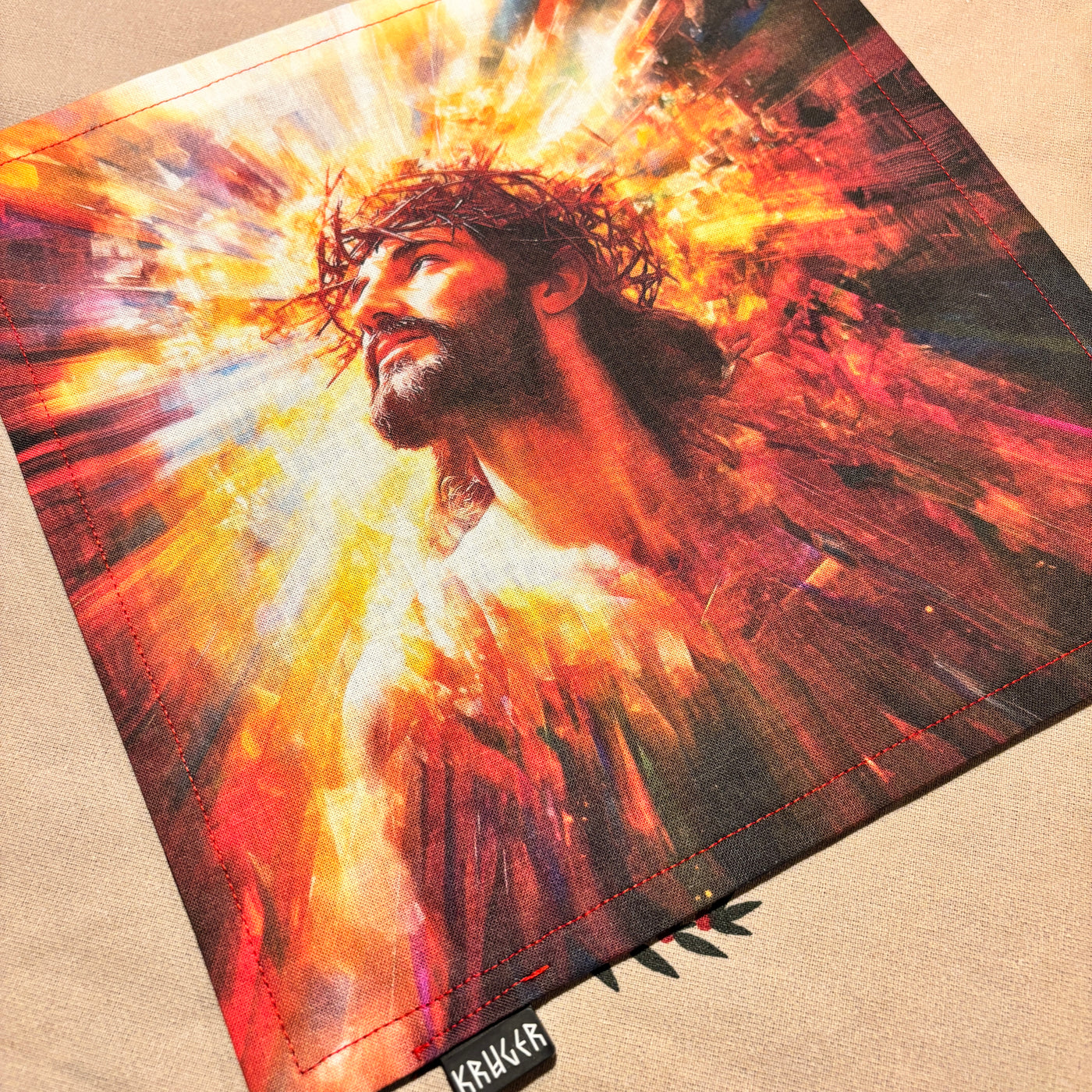 Jesus is risen - original art double ply EDC hank