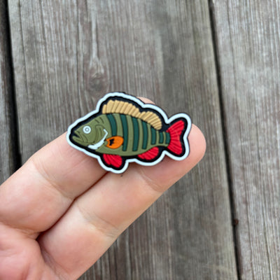 Pike and Bass fish- ranger eye, PVC patch