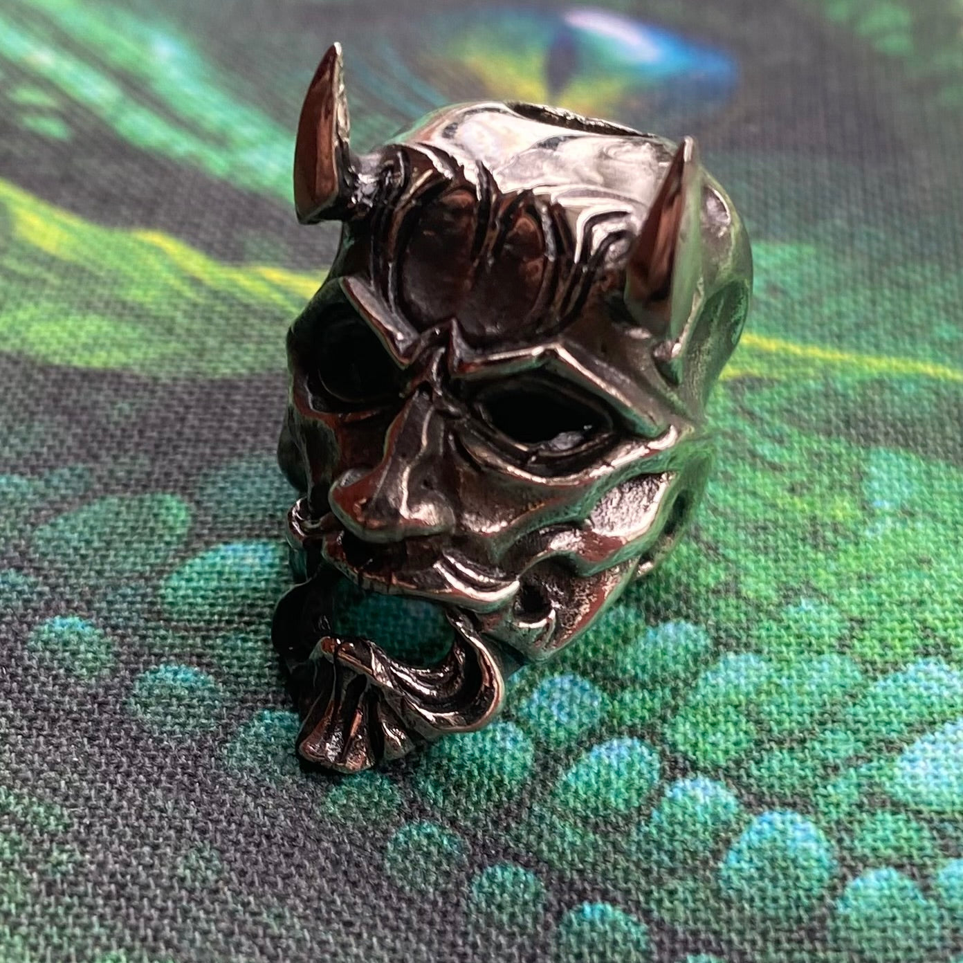 Limited edition Demon Oni bead