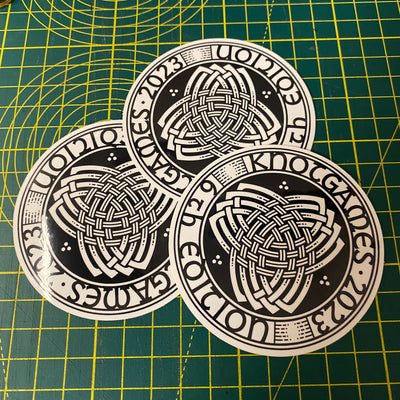 KNOTGAMES2023 official vinyl stickers