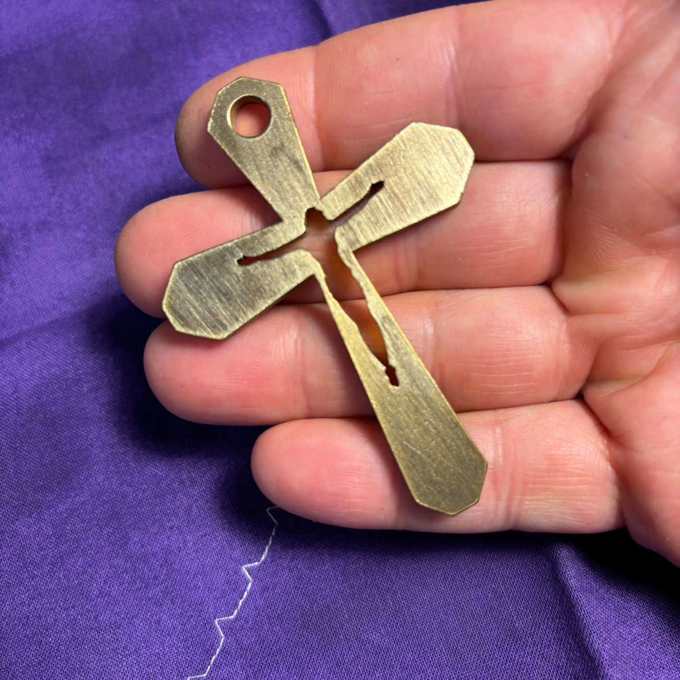 Handmade metal crosses