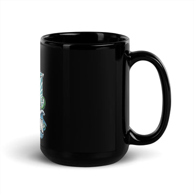 Black TALLCON coffee mug