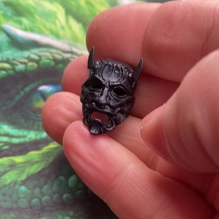 Limited edition Demon Oni bead