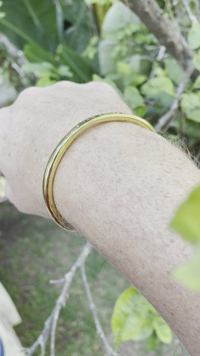 This Too Shall Pass - brass cuff