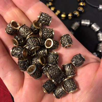 Rare brass beads. Temporary stock only