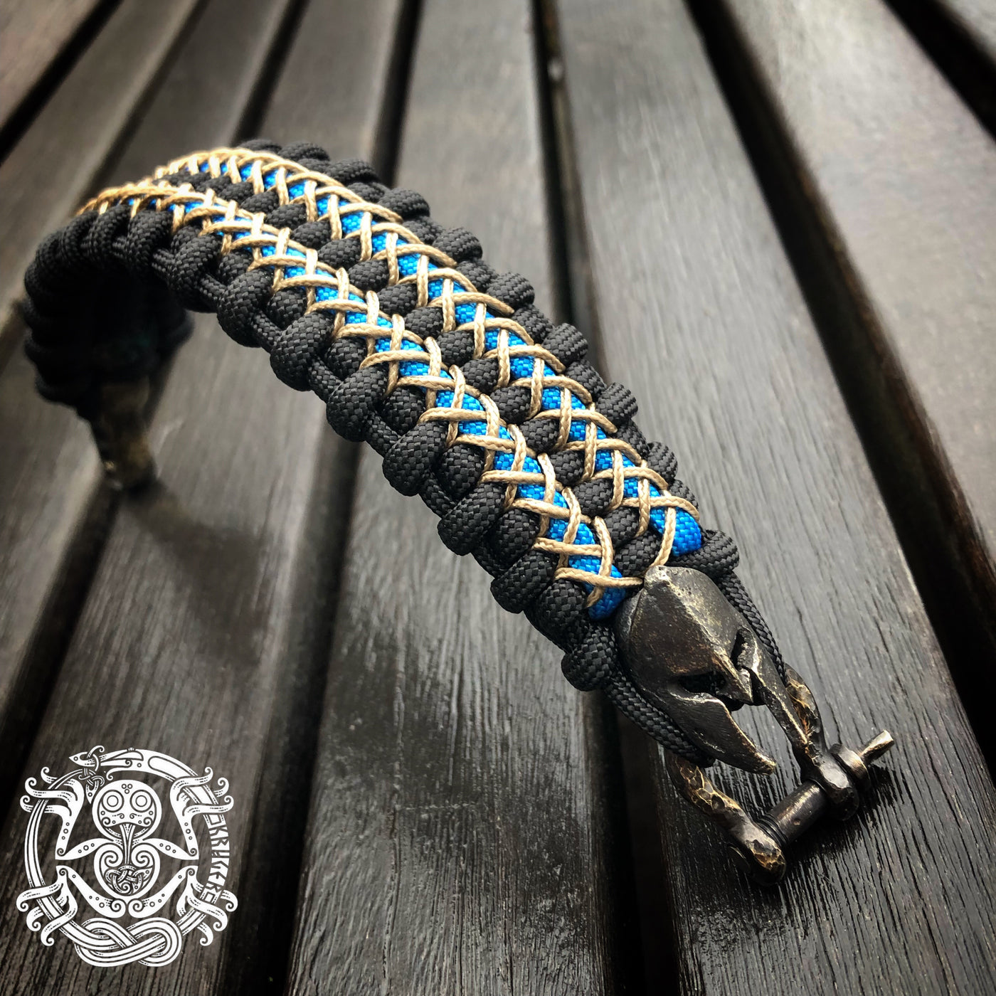 Elite Spartan Paracord Bracelets Copper Beads / 21 cm