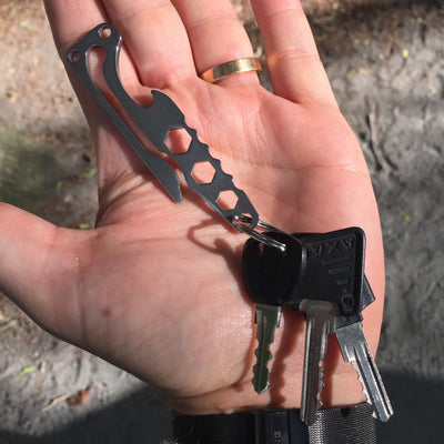 Keychain wrench multitool