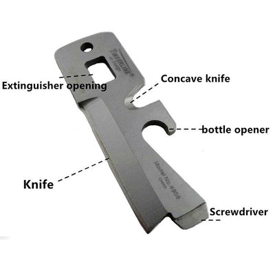 Stainless steel keychain EDC multitool