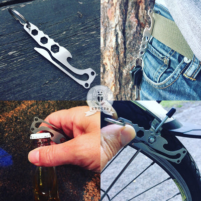 Keychain wrench multitool