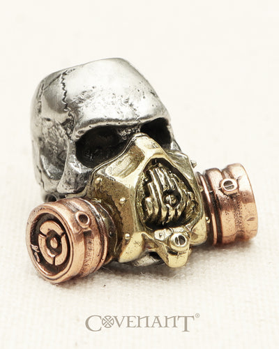 Gas mask Covenant gears bead