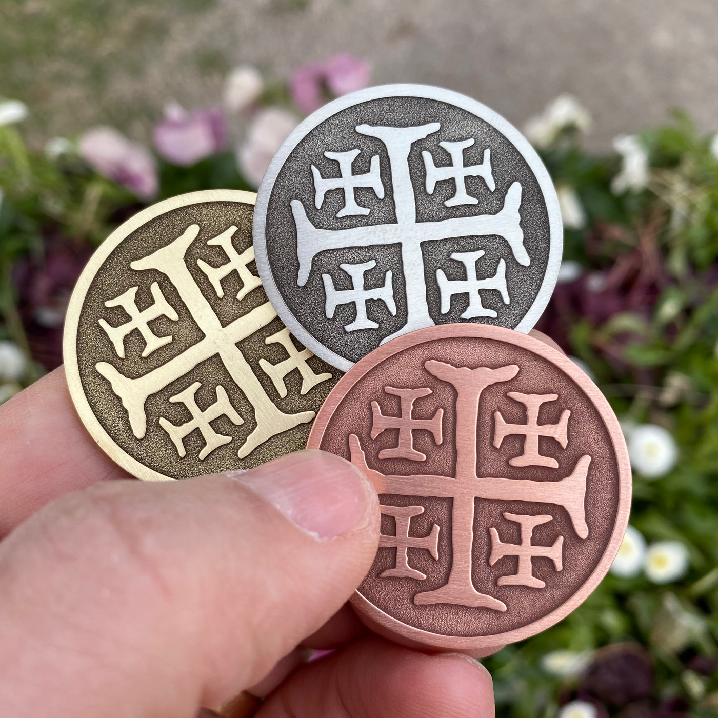 Worry Coin The Templar worry coin – Kruger EDC
