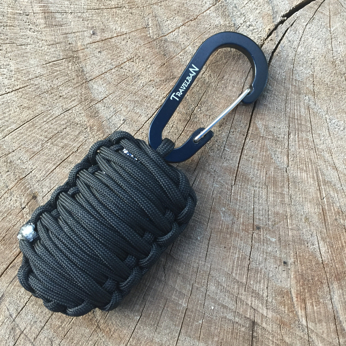 The Paracord Grenade - clip-on survival kit