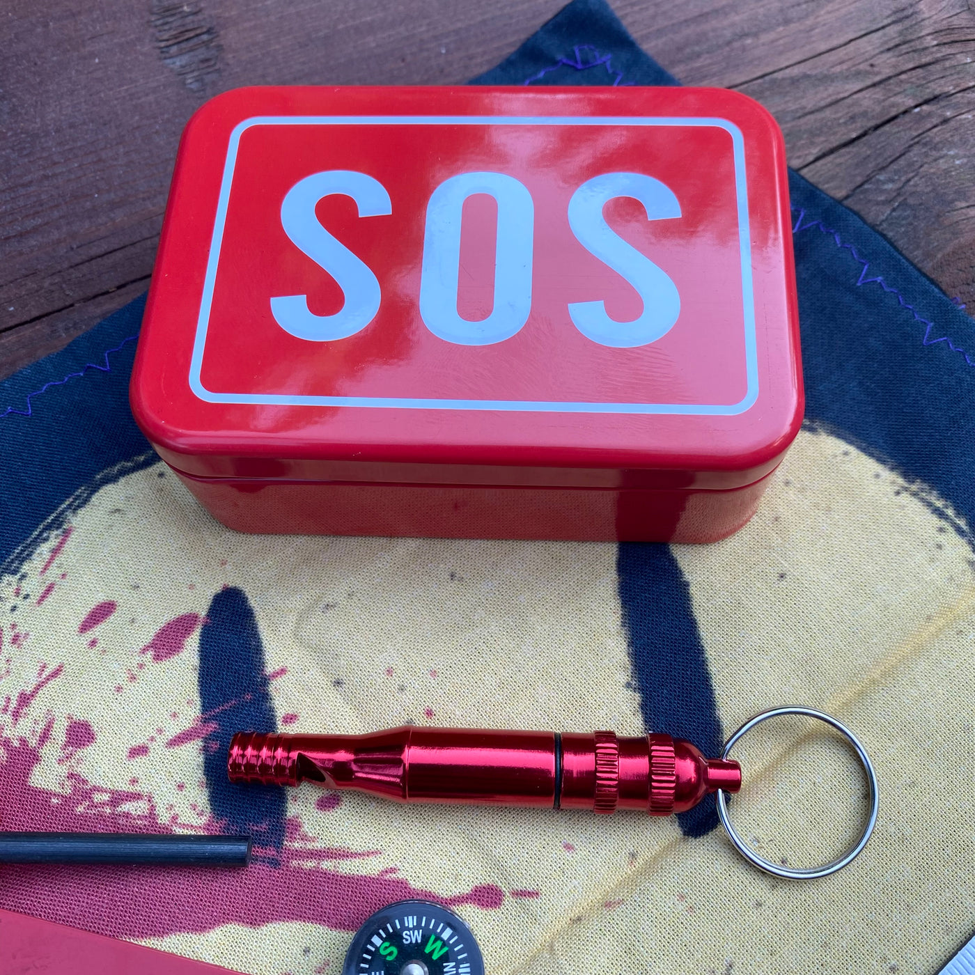 SOS tin-box survival kit