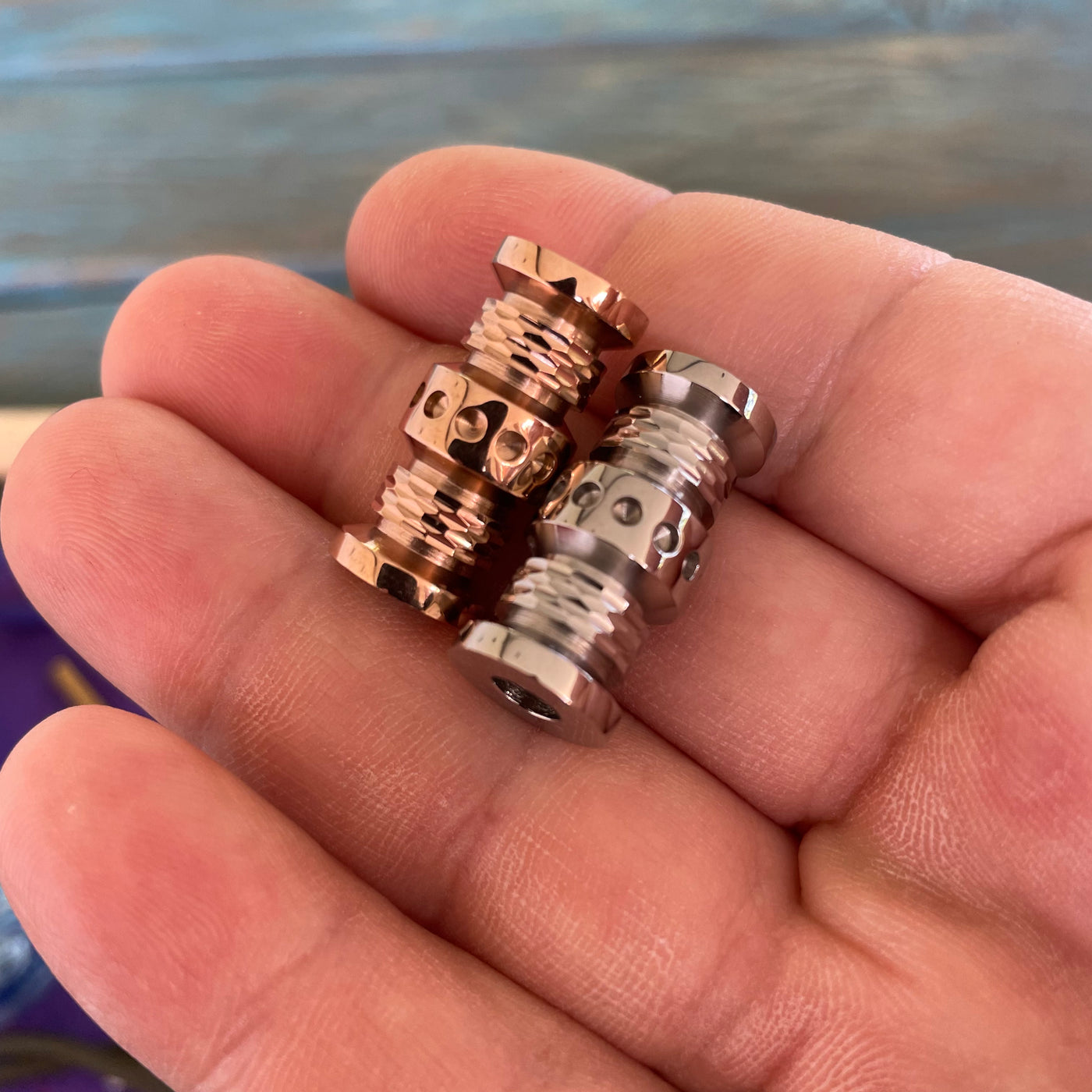 Machined Stainless Steel Beads
