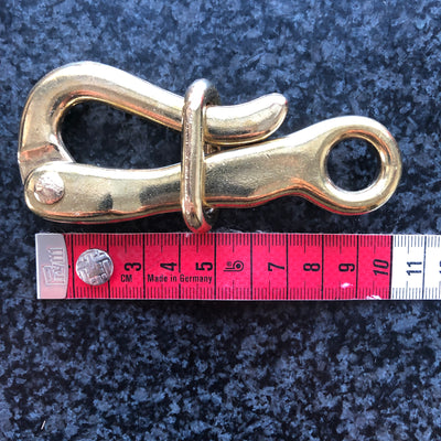 Swedish nautical brass shackles.
