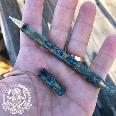 Brass EDC pen with or without patina